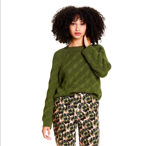 Rachel Comey Sweaters - NWT Rachel Comey x target textured green sweater sold out xxs host pick!